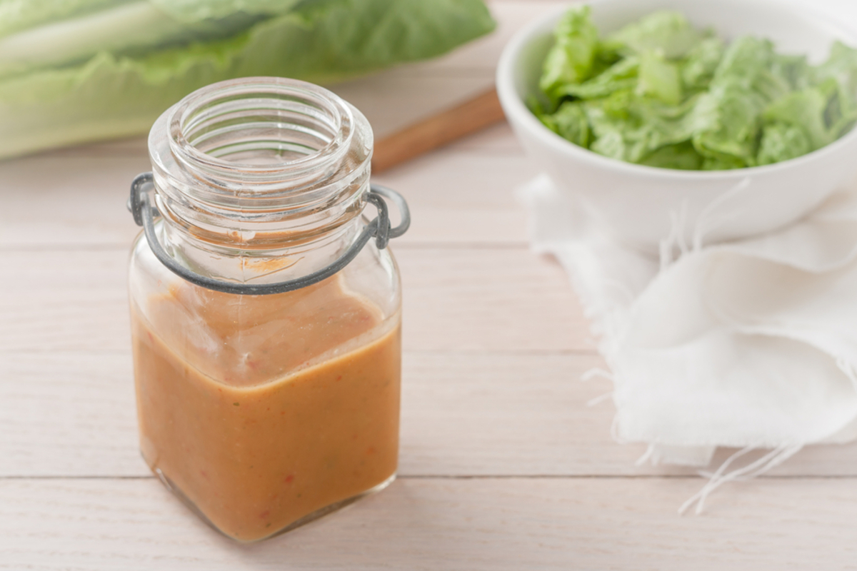 Homemade Egg Free Keto Caesar Salad Dressing