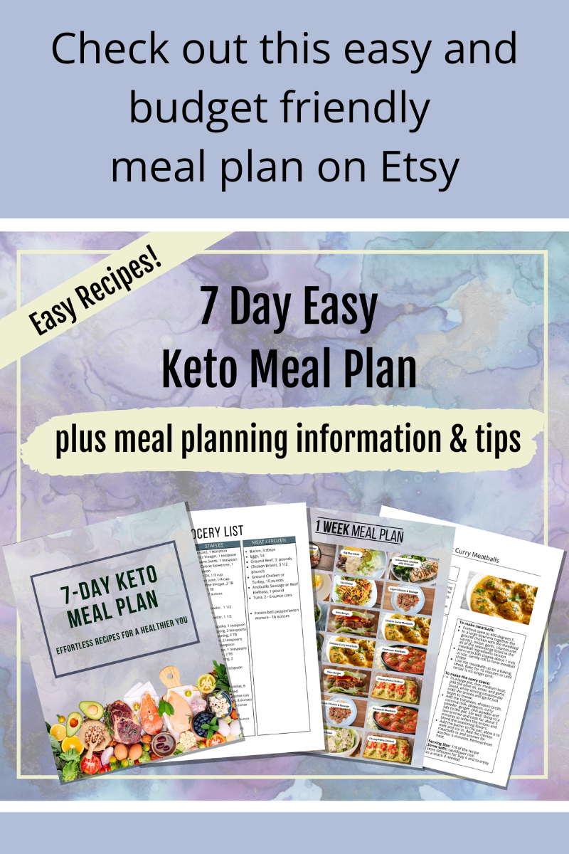 Check out this easy and budget friendly meal plan on Etsy 1