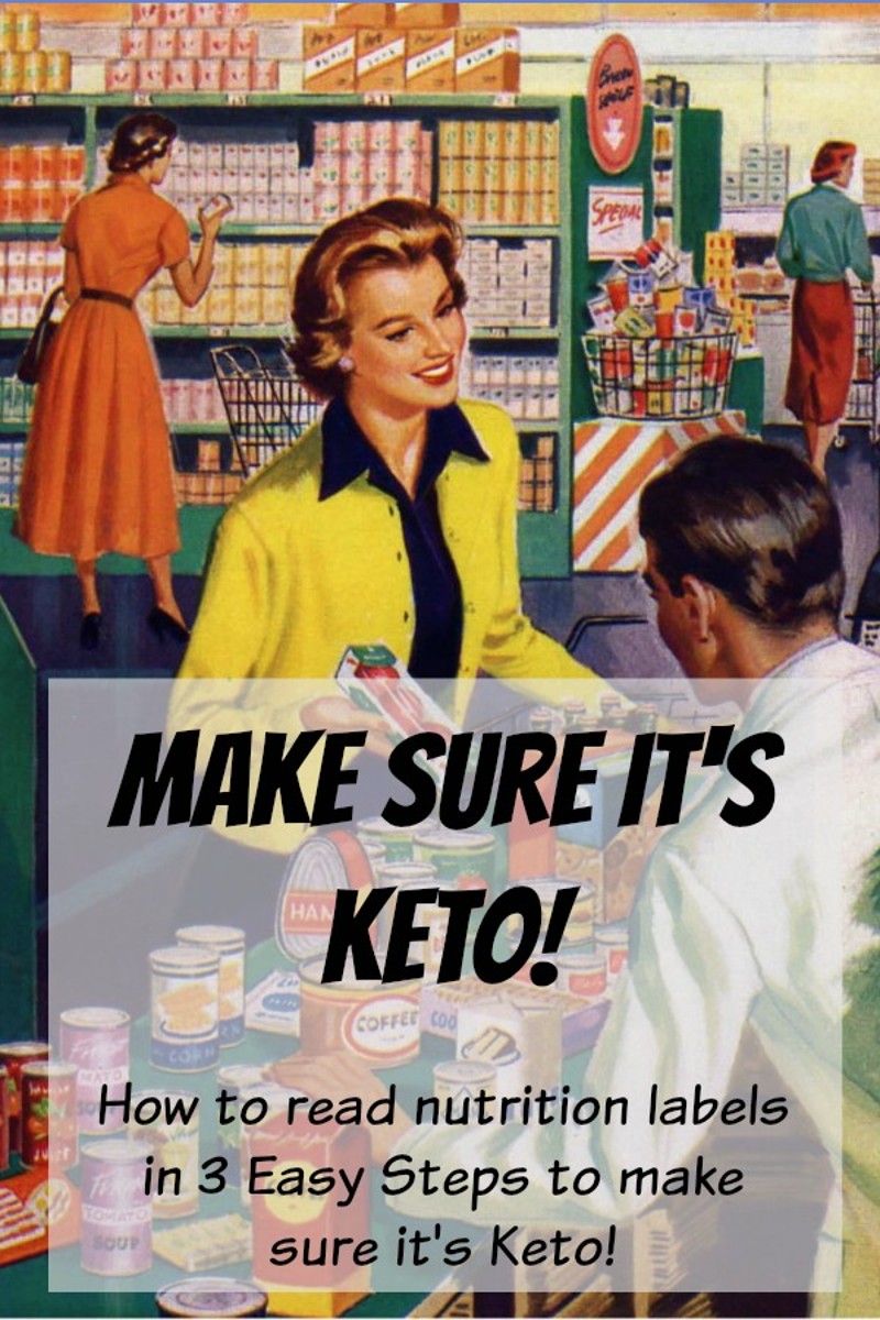 Want to find out if that food item is keto? Discover how to read the nutrition labels in 3 easy steps to find out if it's keto. #ketogenicdiet #ketodiet #ketofood