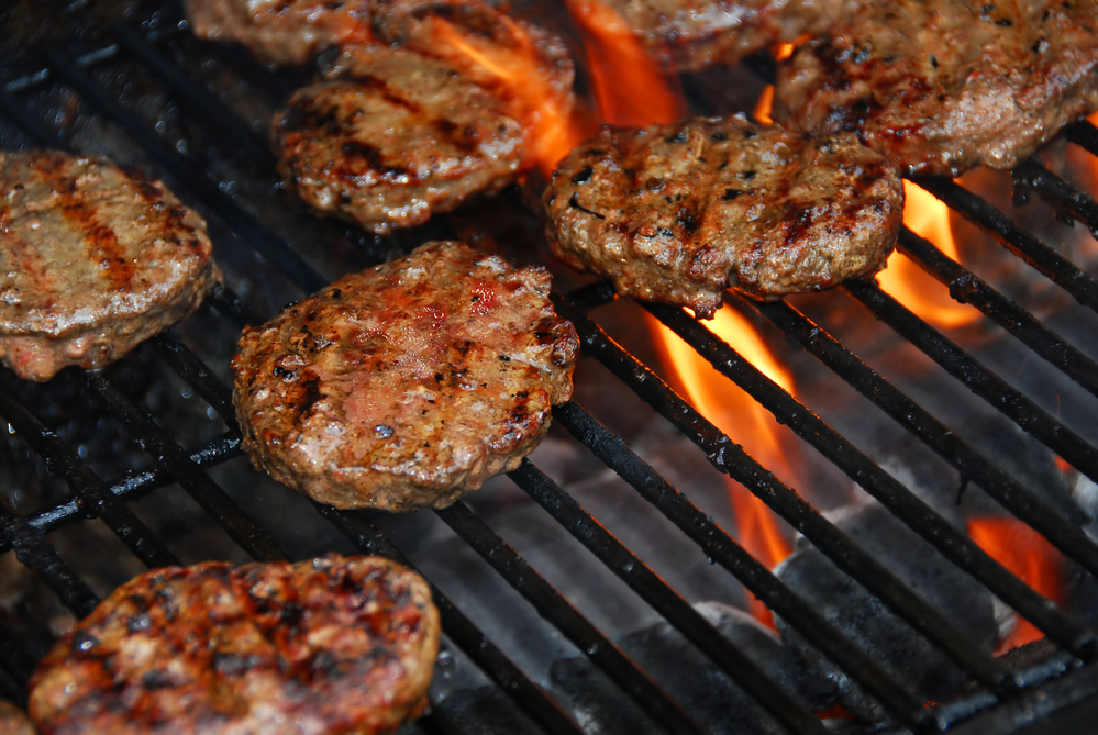 Burgers on the grill make quick freezer keto meals 