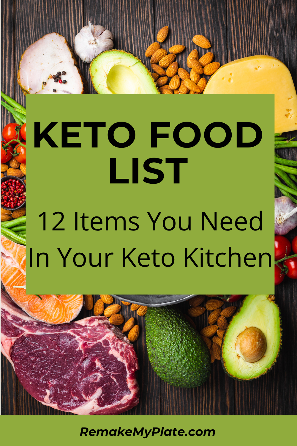 Keto Food List – 12 Items You Need In Your Kitchen