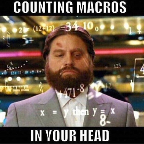 Counting macros in my head meme