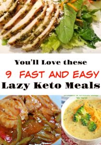 Looking for some fast and easy keto meals to make? Then check these 9 recipes out.