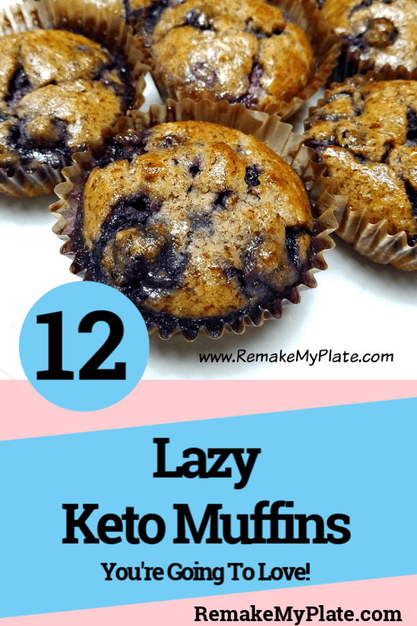Looking for a quick grab and go breakfast? Try these keto muffin recipes. #keto #ketogenic #ketomuffins #muffinrecipes #remakemyplate