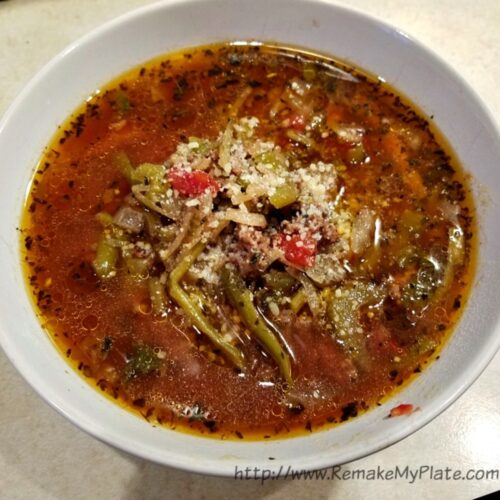 low carb hamburger soup 1