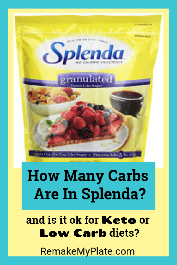 How many carbs are really in Splenda? Can it be used on a keto diet? #splenda #ketodiet #ketogenic #remakemyplate