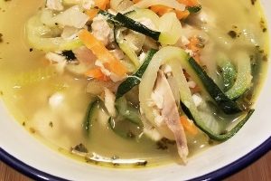 How To Make Keto Chicken Zoodle Soup (without a recipe!)