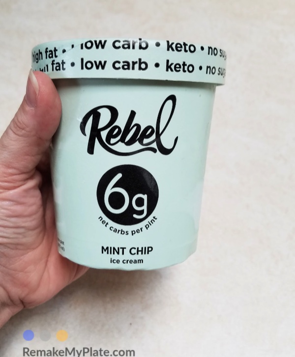 Rebel Creamery Mint Chocolate Chip Ice Cream