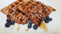 Blueberry Cinnamon Chaffles #ketowaffles #chaffles #ketodiet #ketogenic #remakemyplate