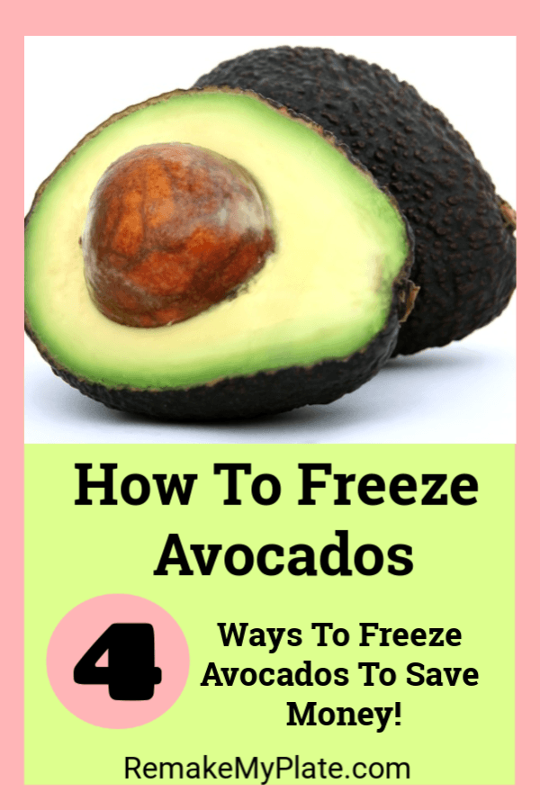 Freeze avocados for future use with these easy steps #avocados #avocadohacks #freezertips #keto #ketogenic #remakemyplate