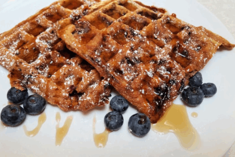 Keto Blueberry Chaffles