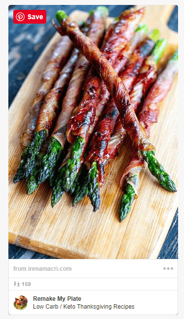 wrapped asparagus spears