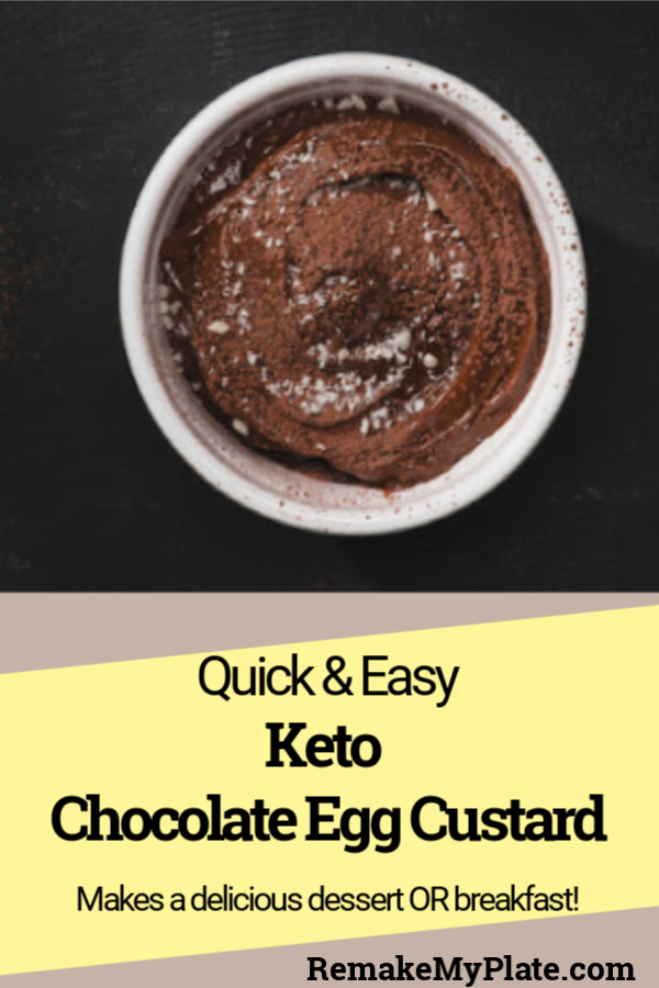 Keto Chocolate Custard 