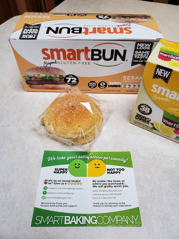Smart Buns are a ZERO carb burger bun. 