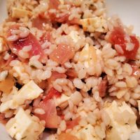 Greek Styled Lemon Orzo Keto Rice