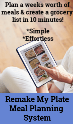 Remake My Plate Meal Planner
