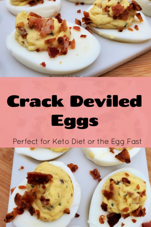 Egg Fast Recipes - Crack Keto Deviled Eggs - Remake My Plate