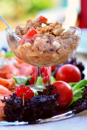 chicken and tuna salad make a great no carb snack