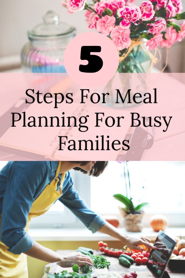 5 steps for meal planning for busy families