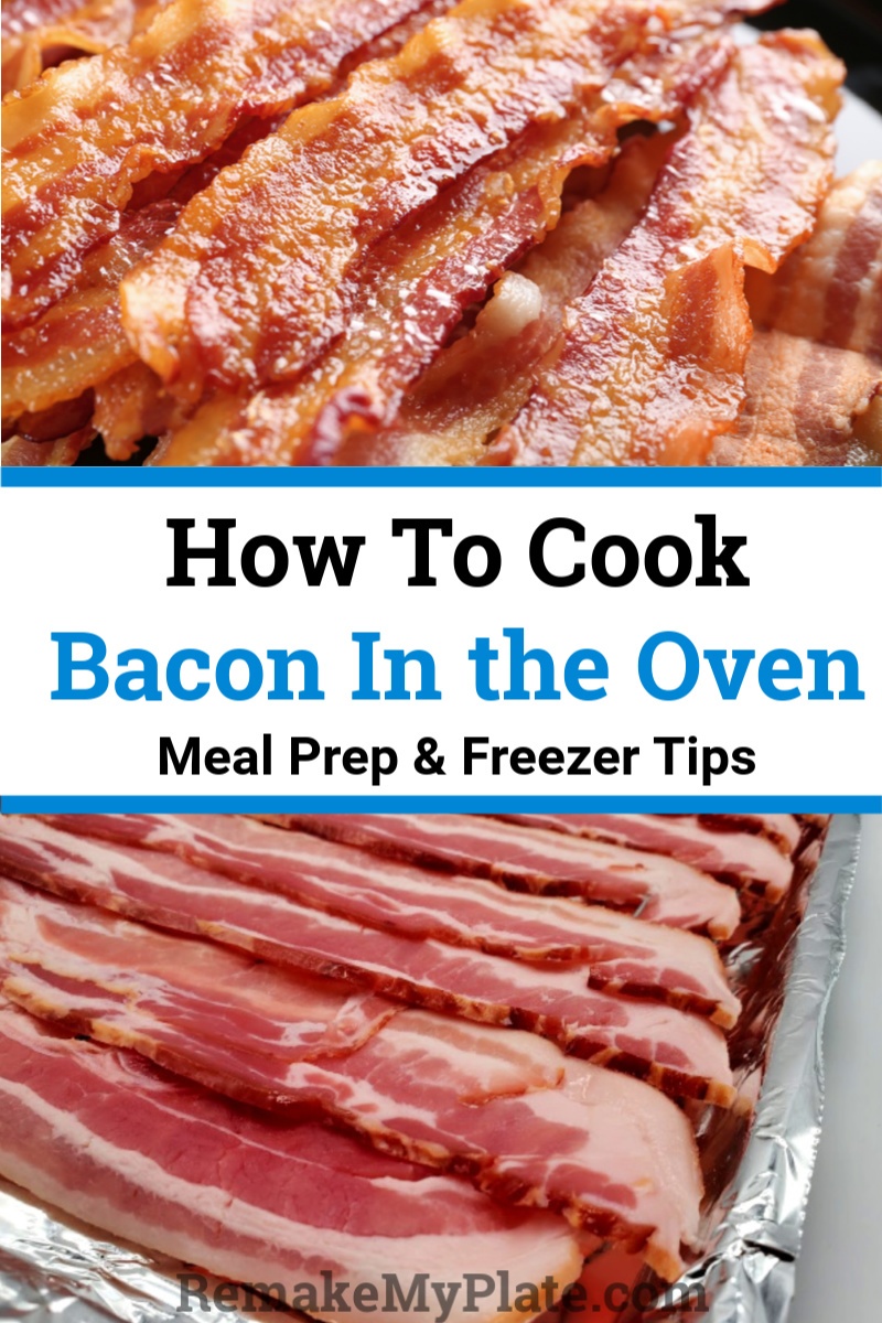 How to make bacon in the oven #bacon #baconrecipes #ovenbacon #remakemyplate