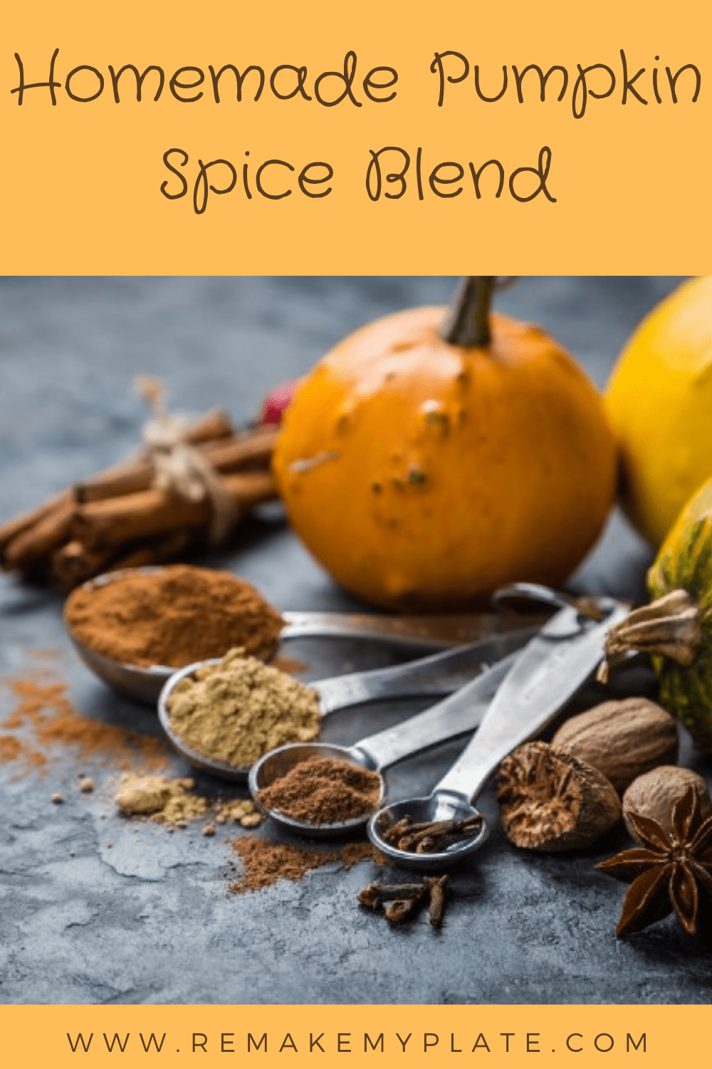 Make your own homemade pumpkin spice blend