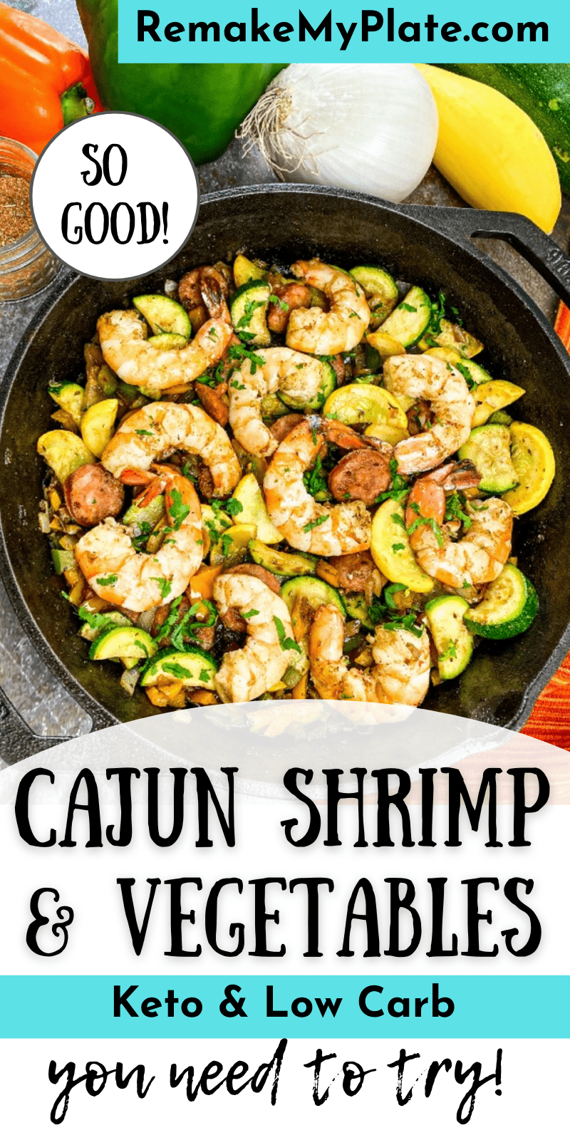 Crispy Cajun Cast Iron Shrimp – Our Health Habit