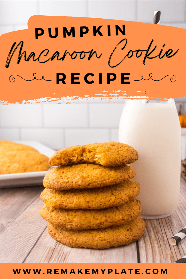 Pumpkin Macaroon Cookies Recipe - Remake My Plate