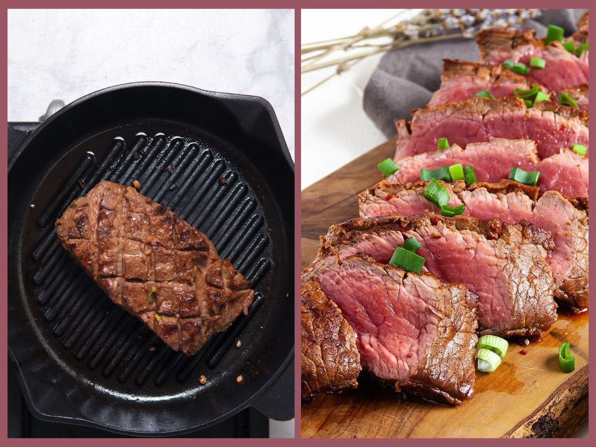 grill the steak on each side until the steak reaches your level of doneness