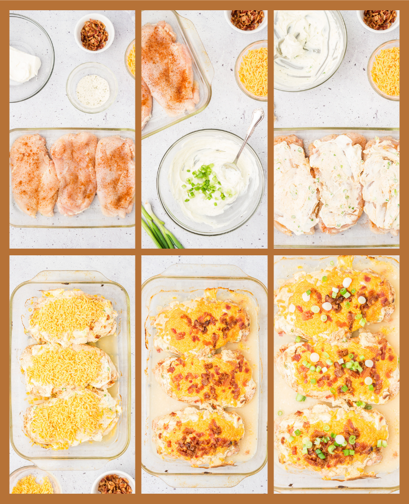 process shots to make baked crack chicken