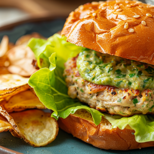 Cilantro Lime Chicken Burger 2