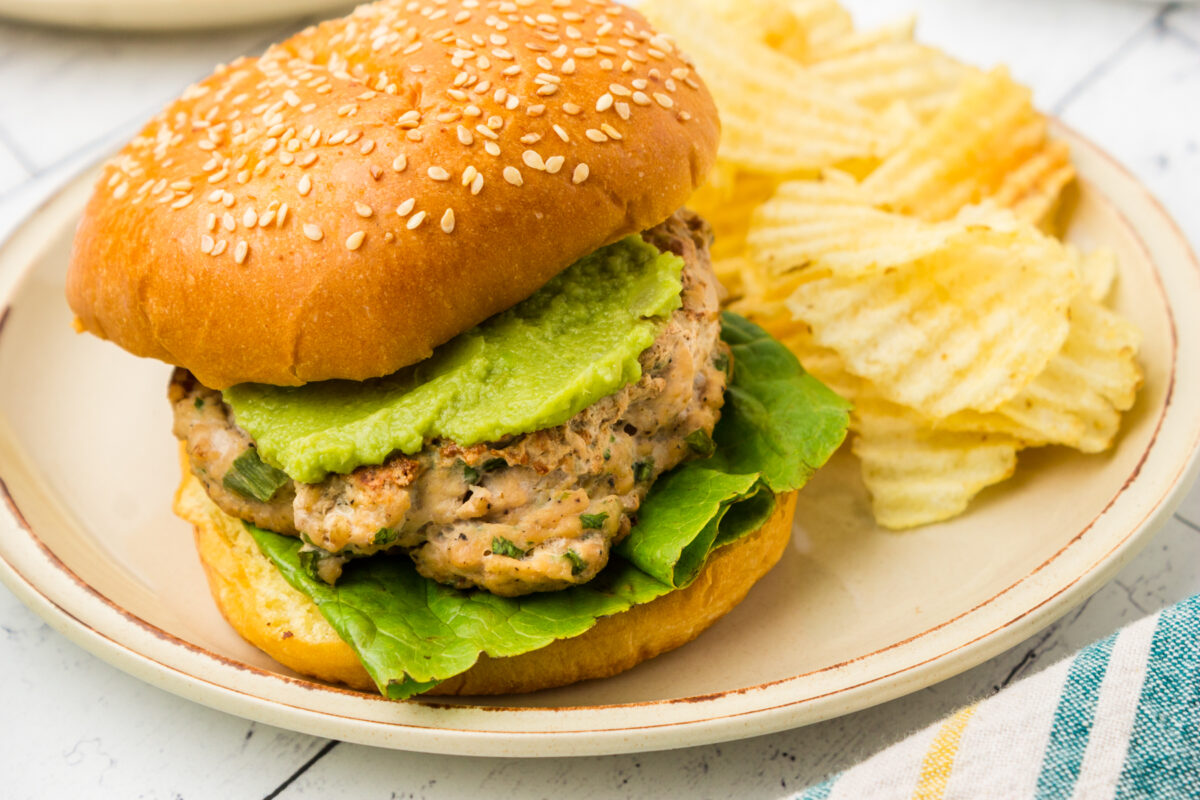 These cilantro lime chicken burgers are the best chicken burgers you will eat!