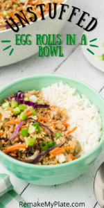 Unstuffed Egg Roll In A Bowl Recipe - Remake My Plate
