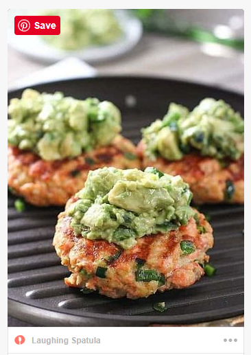 salmon burgers with avocado