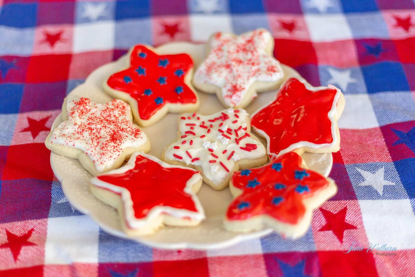 4th of july sour cream sugar cookies 5