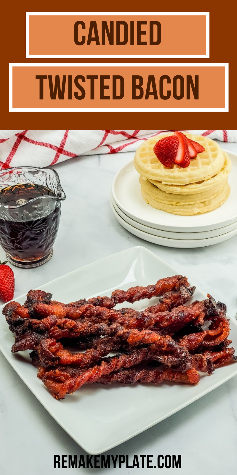 Candied Twisted Bacon