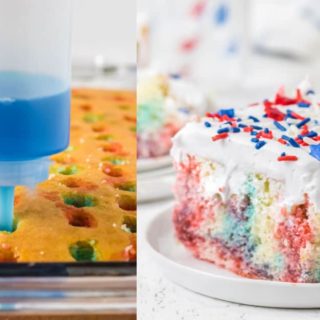 Facebook Jello Poke Cake