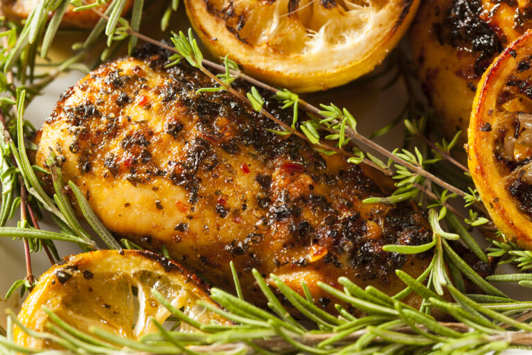 Mediterranean Lemon Herb Chicken Recipe (keto, low carb)