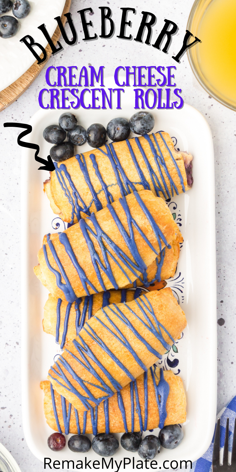 Pinterest Blueberry Cream Cheese Crescent Rolls