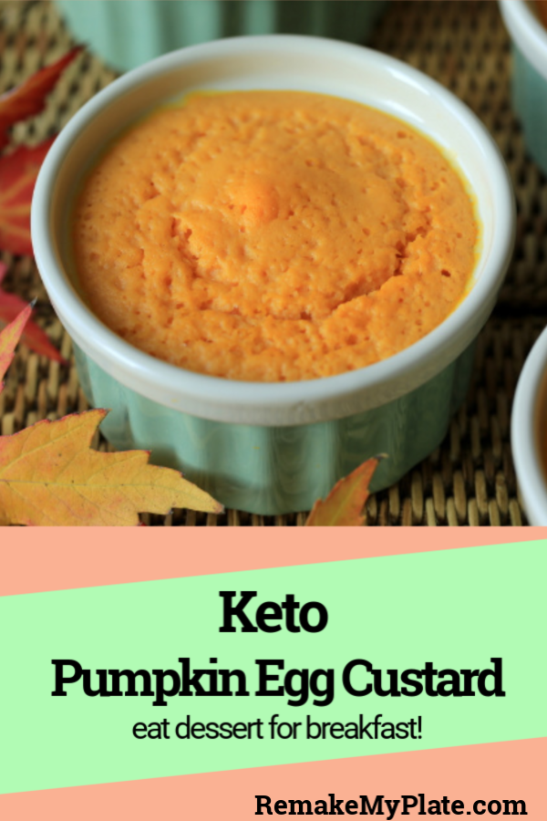 Pumpkin Egg Custard Pinterest Pin