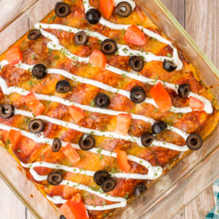 Keto Chicken Enchiladas 22