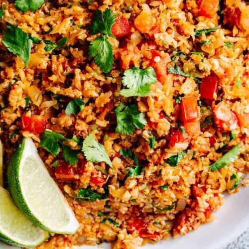 Mexican Cauliflower Rice Cropped