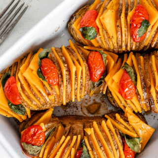 Vegan Hassleback Potatoes Plant Based on a Budget 14