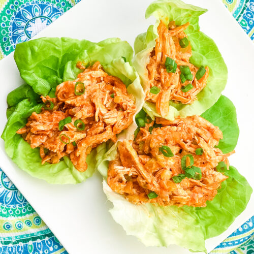 Buffalo Chicken Lettuce Wraps Recipe Keto Healthy Remake My Plate