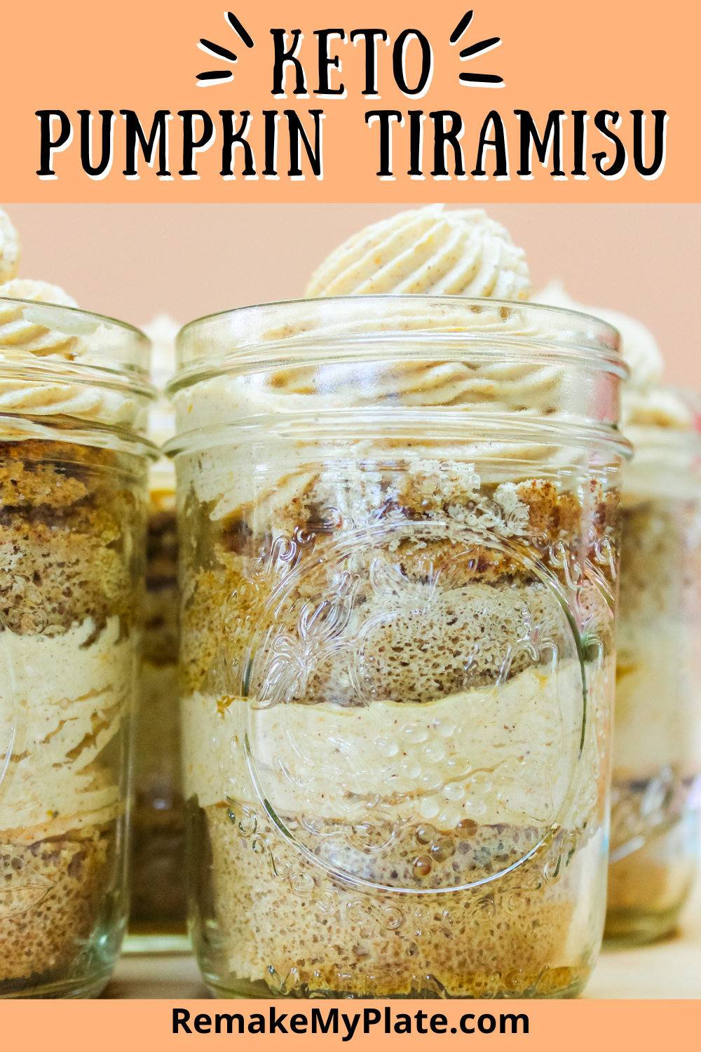 easy keto pumpkin tiramisu