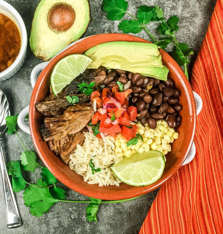 Pork Carnitas Burrito Bowl Recipe