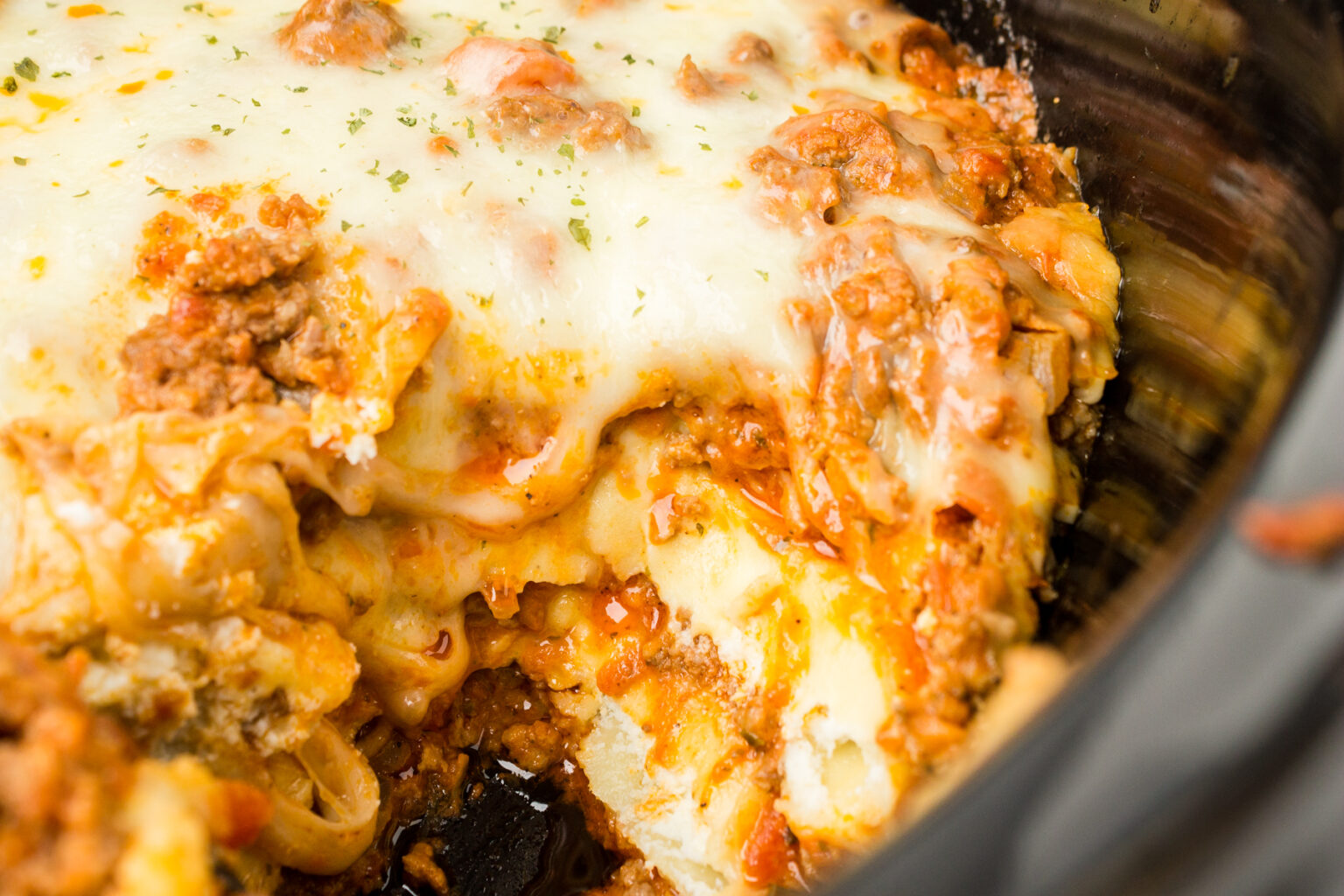 Easy Crock Pot Ravioli Lasagna Recipe - Remake My Plate