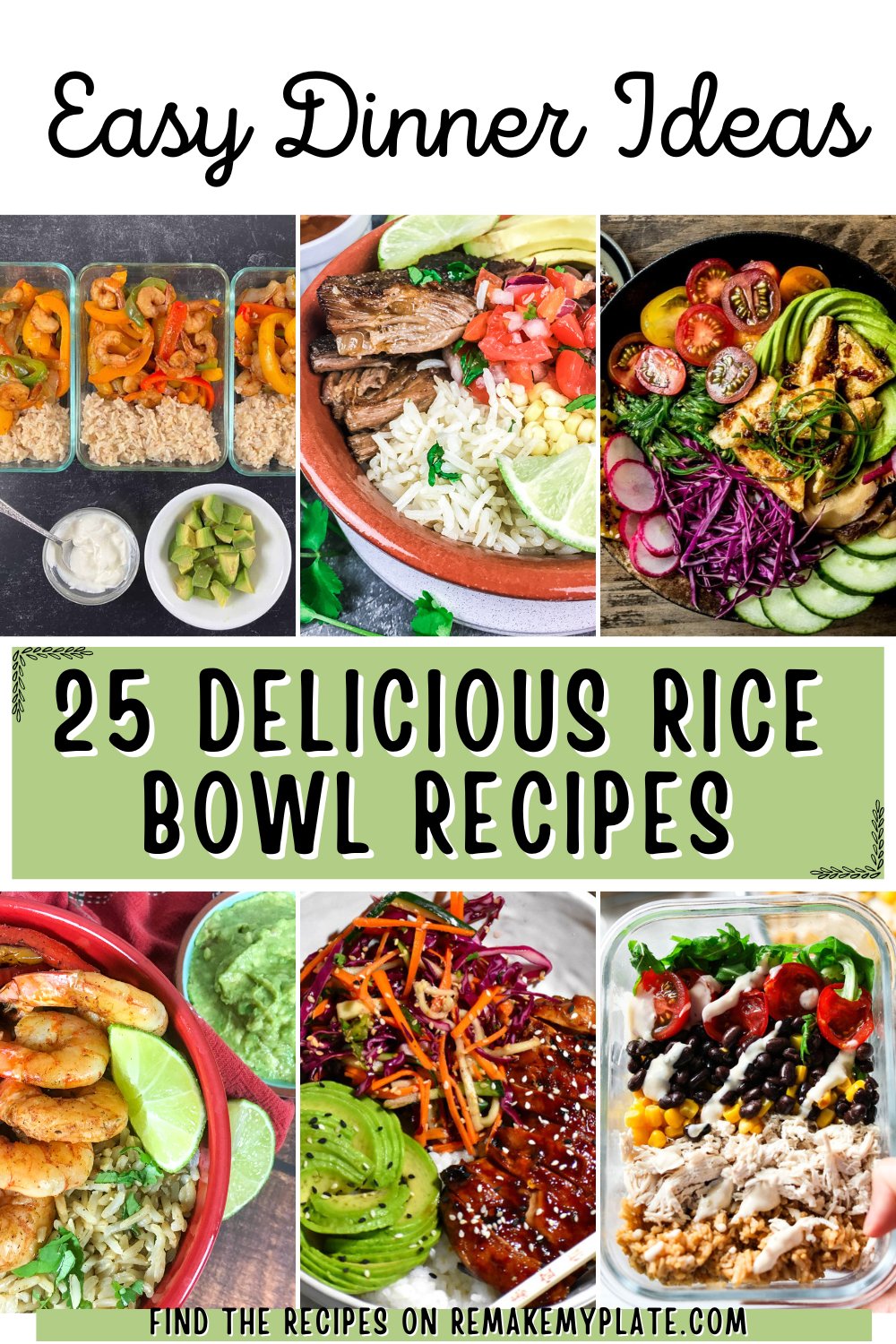 25 easy to make Rice Bowl Recipes that make a delicious dinner