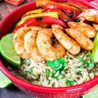 Shrimp Fajita Rice Bowl Recipe 1 of 4