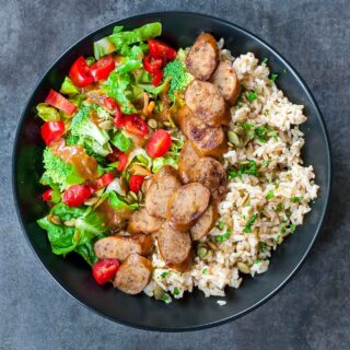 sausage and veggie rice bowls recipe 3319