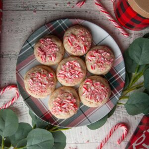 Candy Cane Shortbread Cookies Featured Image